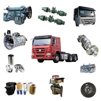 Тяжелый грузовик 10-колесный SINOTRUK HOWO Части для грузовиков HOWO 371 375 Запчасти для мусорных грузовиков