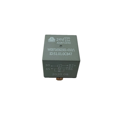 Топ Howo T7h T5g Sitrak C7h Электрическая система Запчасти грузовика 24В 2X15A WG9716582301 010/1 Реле JD287/2HD