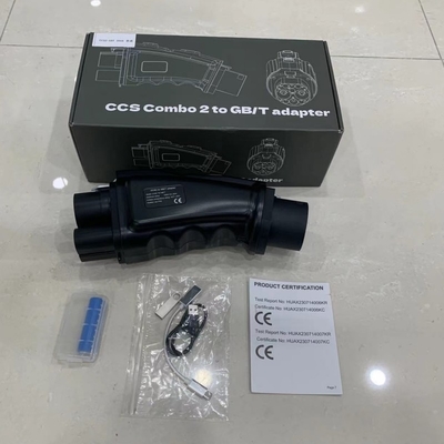 Портативный адаптер от CCS 2 до GBT 1000V DC 200A Быстрая зарядка для электрического автозарядного разъема