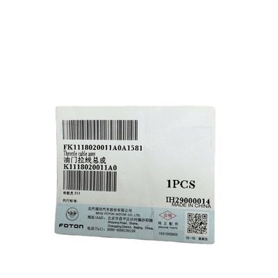 K1172390009a0 Запасная часть Foton throttle cable Assy для Tunland